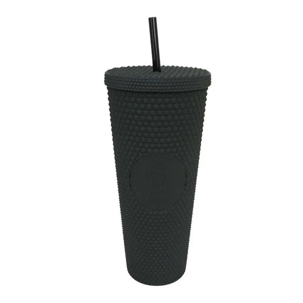 Starbucks Disney World 50th Anniversary Matte Black Studded Tumbler 24oz Cup